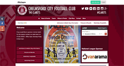 Desktop Screenshot of chelmsfordcityfc.com