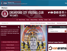 Tablet Screenshot of chelmsfordcityfc.com